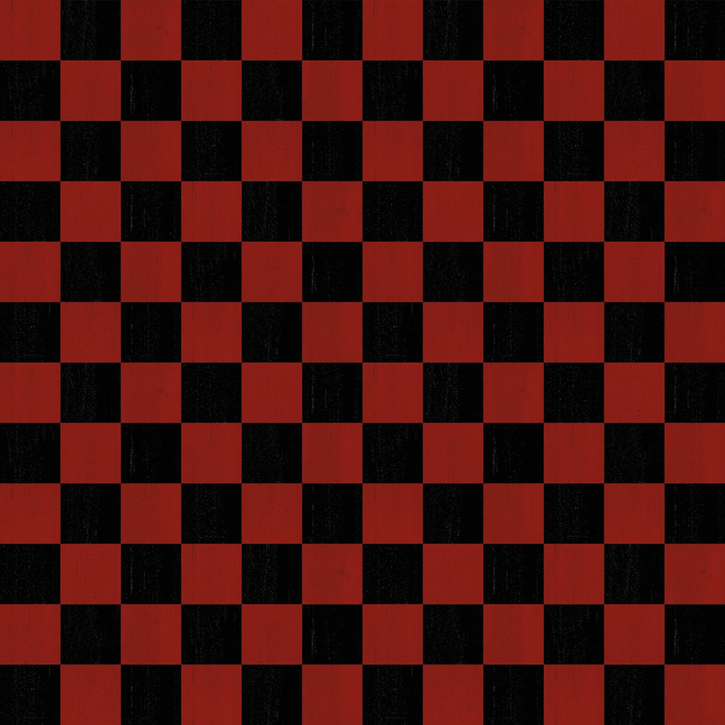 I'd Rather Be Playing Chess Checkerboard Black And Red