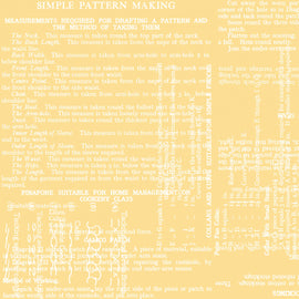 Sew Journal Pattern Making Honey # C13892R-HONEY