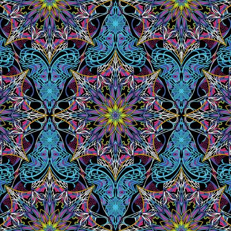 Blue/Multi Byzantium,  sold in 1/2 yard increments