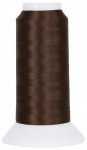 MicroQuilter Poly 100wt 3000yd Cone Dark Brown Thread - StoryQuilts.com