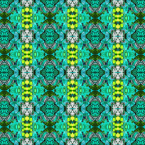 Jade Metamorphosis Digitally Printed  Fabric - StoryQuilts.com