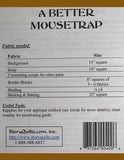 A Better Mouse Trap  Pattern - StoryQuilts.com