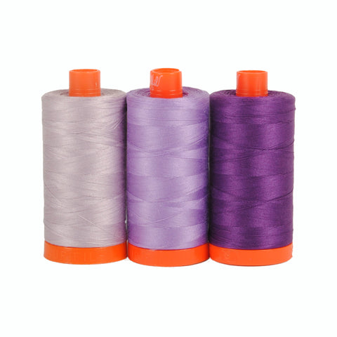 Color Builder 3pc Set Amalfi Purple  Thread - StoryQuilts.com
