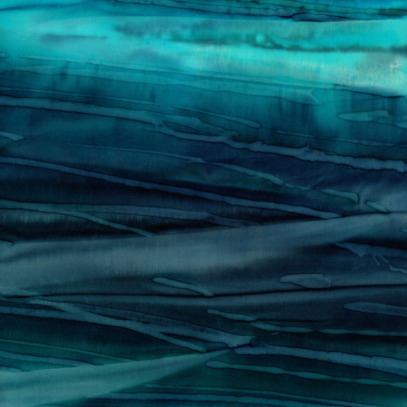 Pool Patina Handpaints Batik sold in 1/2 yard increments