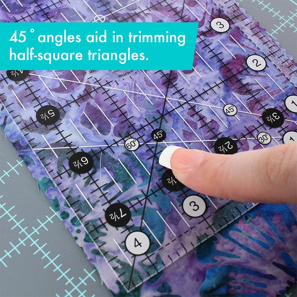 Creative Grids Quilt Ruler 4-1/2in x 8-1/2in CGR48