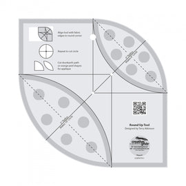 Creative Grids Round Up Tool and Quilting Ruler  Notion - StoryQuilts.com