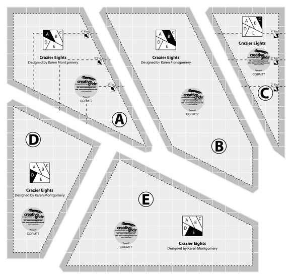 Creative Grids Crazier Eights Template  Notion - StoryQuilts.com