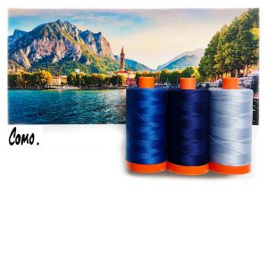 Color Builder 3pc Set Como Blue  Thread - StoryQuilts.com