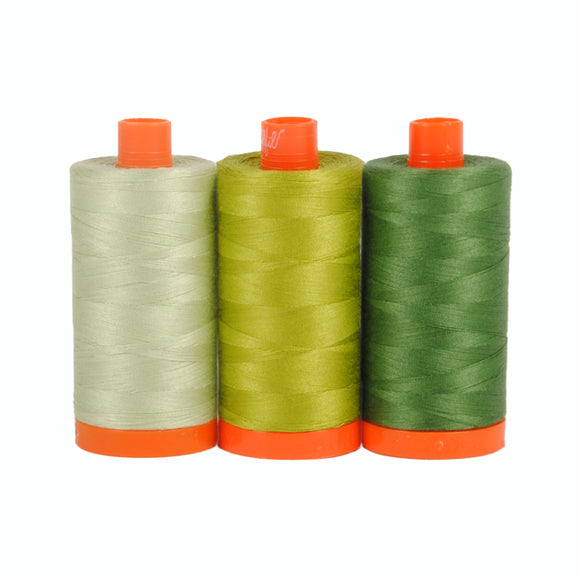 Color Builder 3pc Set Dolomites Green  Thread - StoryQuilts.com