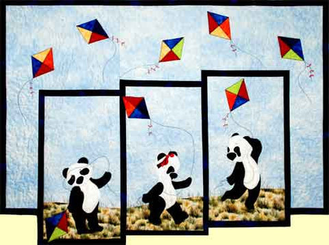 Panda Play  Pattern - StoryQuilts.com