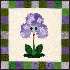 Lilac Lapdog  Pattern - StoryQuilts.com