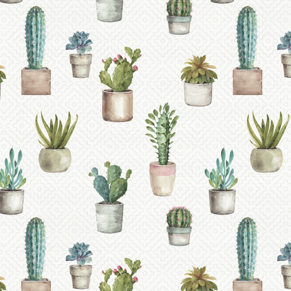 Cactus Garden Verde by David Textiles  Fabric - StoryQuilts.com