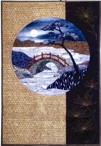 Postcards from Japan - Bridge  Pattern - StoryQuilts.com