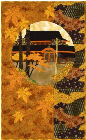 Postcards from Japan -Courtyard Sanctuary  Pattern - StoryQuilts.com