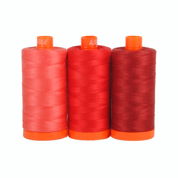 Color Builder 3pc Set Pompeii Red  Thread - StoryQuilts.com