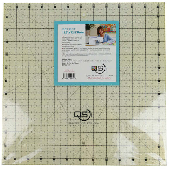 Non-Slip Ruler 12-1/2in x 12-1/2in # QS-RUL125N