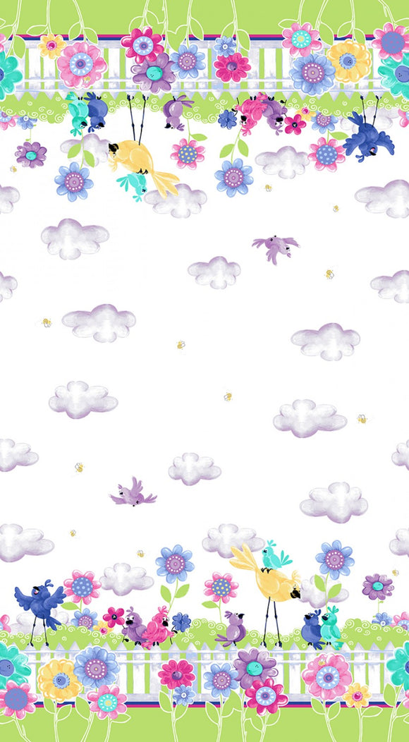 White Bird's Buddies Border by Susybee