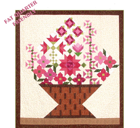Basket of Posies  Pattern - StoryQuilts.com
