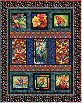 Tropical Parardise Kit  Fabric - StoryQuilts.com