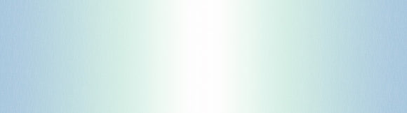 Pastel Blue/Aqua/White Gelato Ombre. Sold in 1/2 yard increments.
