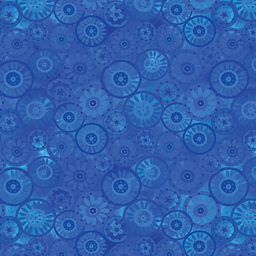 Season of the Sun - Spiral Shadows - Blue  13198B-55