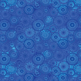 Season of the Sun - Spiral Shadows - Blue  13198B-55