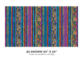 Spiro Stripe Multi - By David Galchutt