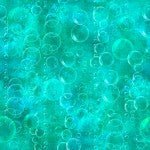 Shining Sea  by Connie Haley for 3 Wishes Tonal Bubbles, 21688-trq 1/2 yard