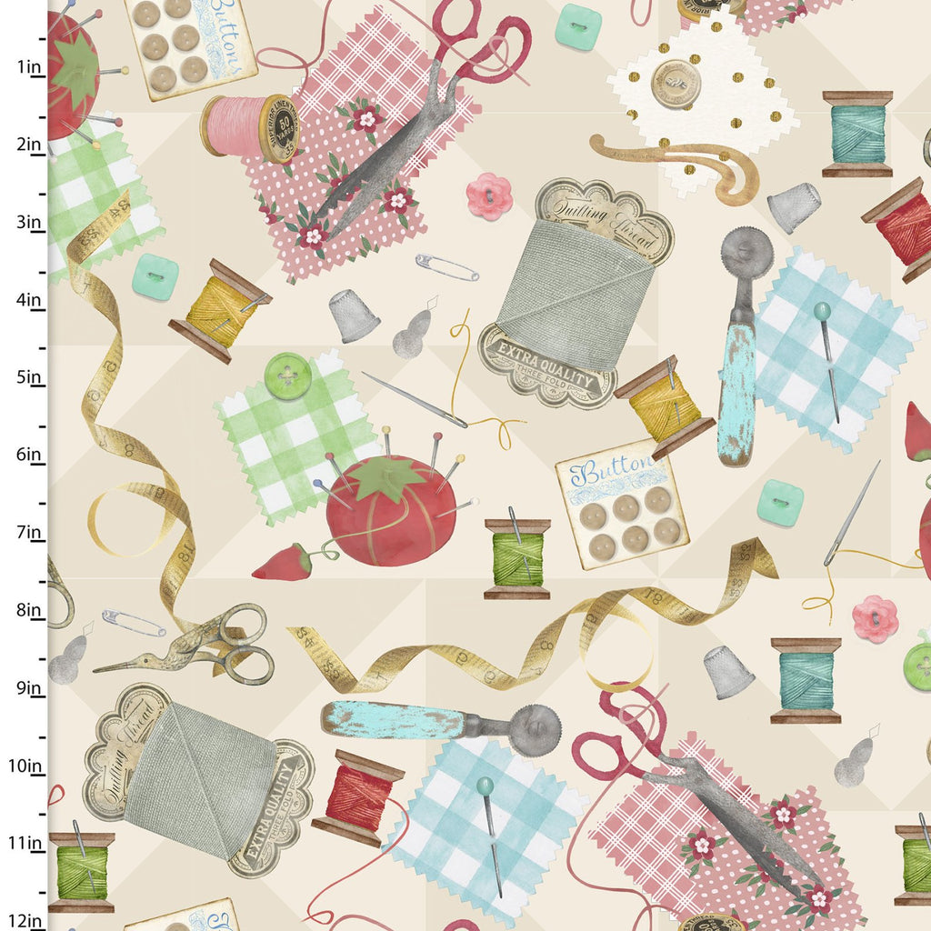 Shop Hop fabric by Beth Albert for 3 Wishes