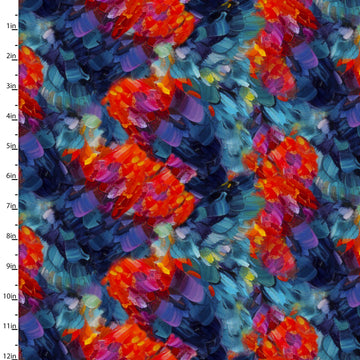 FLUTTER TEXTURE MULTI 22959-MLT,  sold in 1/2 yard increments  Fabric - StoryQuilts.com