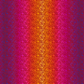 Fire Dragon Red Floral Ombre # 6939S-83. Sold in 1/2 yard increments