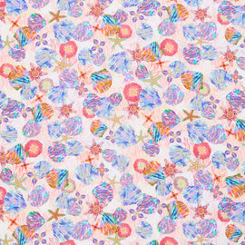 Shells by Christiane Marques for Robert Kaufman, AQSD22407153, comes in 1/2 yard increments