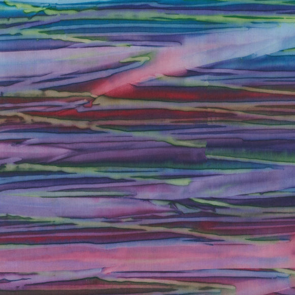 Jewel Patina Handpaint Batik,  comes in 1/2 yard increments