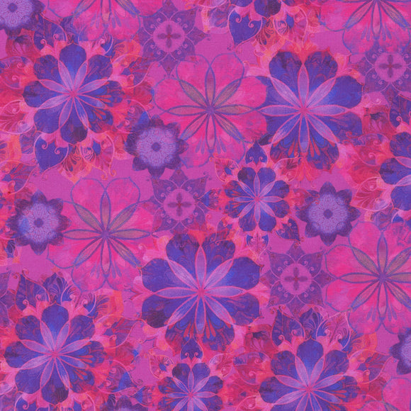 Amethyst Flowers # AQSD1972220, sold in 1/2 yard increments