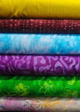 Batik one yard cuts