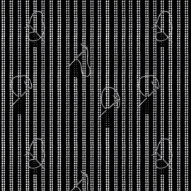 Sew Journal Stitches Black # C13885R-BLACK