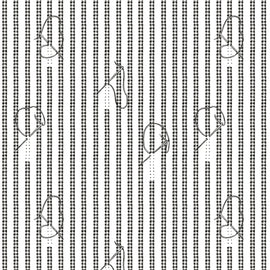 Sew Journal Stitches White # C13885R-WHITE