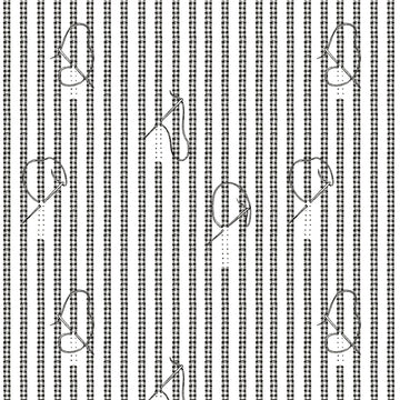 Sew Journal Stitches White # C13885R-WHITE