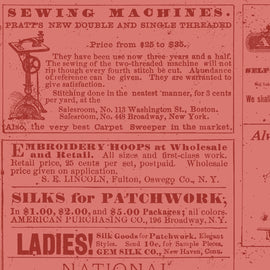 Sew Journal Vintage Sew Ads Coral # C13888R-CORAL