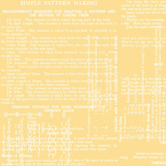 Sew Journal Pattern Making Honey # C13892R-HONEY