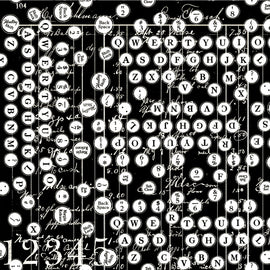 Sew Journal Deconstructed Type Black # C13893R-BLACK