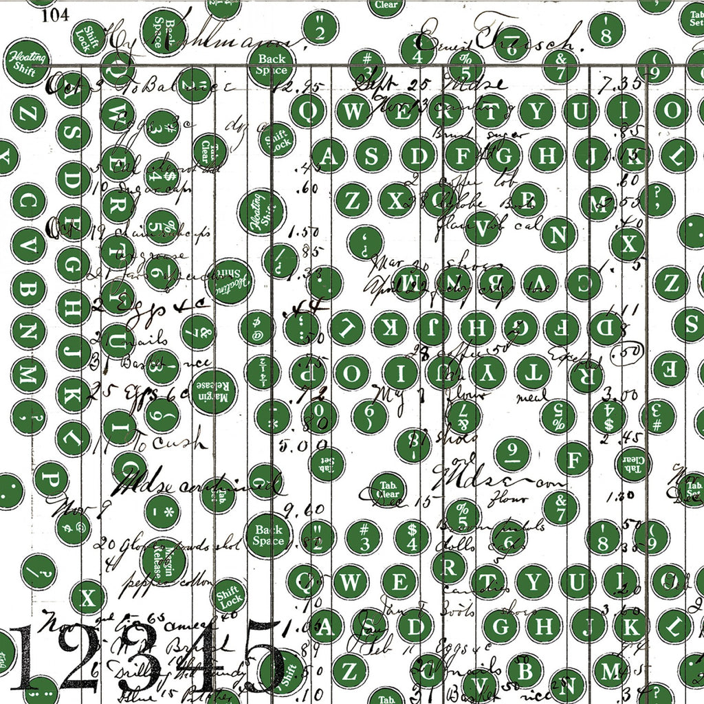 Sew Journal Deconstructed Type Green # C13893R-GREEN