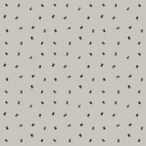 Sew Journal Tiny Spools Gray # C13894R-GRAY