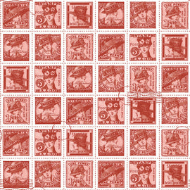 Sew Journal Fashion Post Red # C13895R-RED