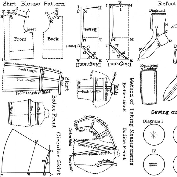 Sew Journal Needlecraft White # C13896R-WHITE