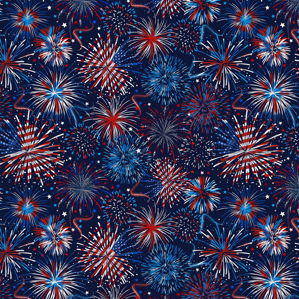 Usa Flag Fireworks