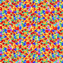 Yellow Abstract Mini Floral # CD3305-YELLOW