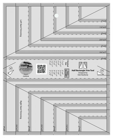 Creative Grids Half Rectangle Trim Tool CGRDH6  Notion - StoryQuilts.com
