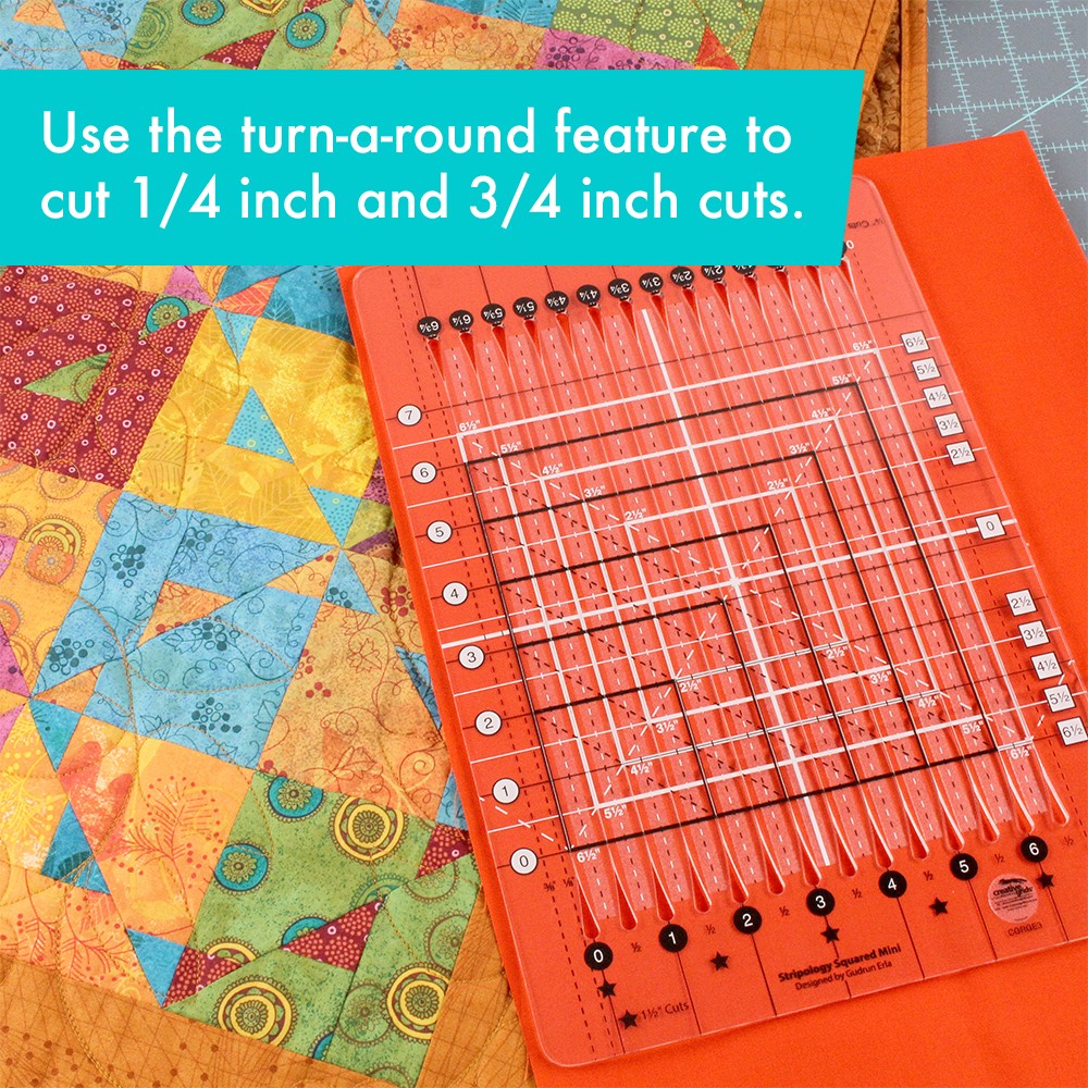 Creative Grids Stripology® Mini Quilt Ruler # CGRGE3