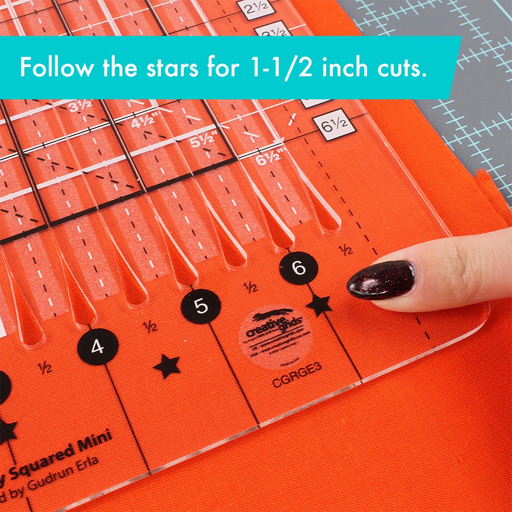 Creative Grids Stripology® Mini Quilt Ruler # CGRGE3